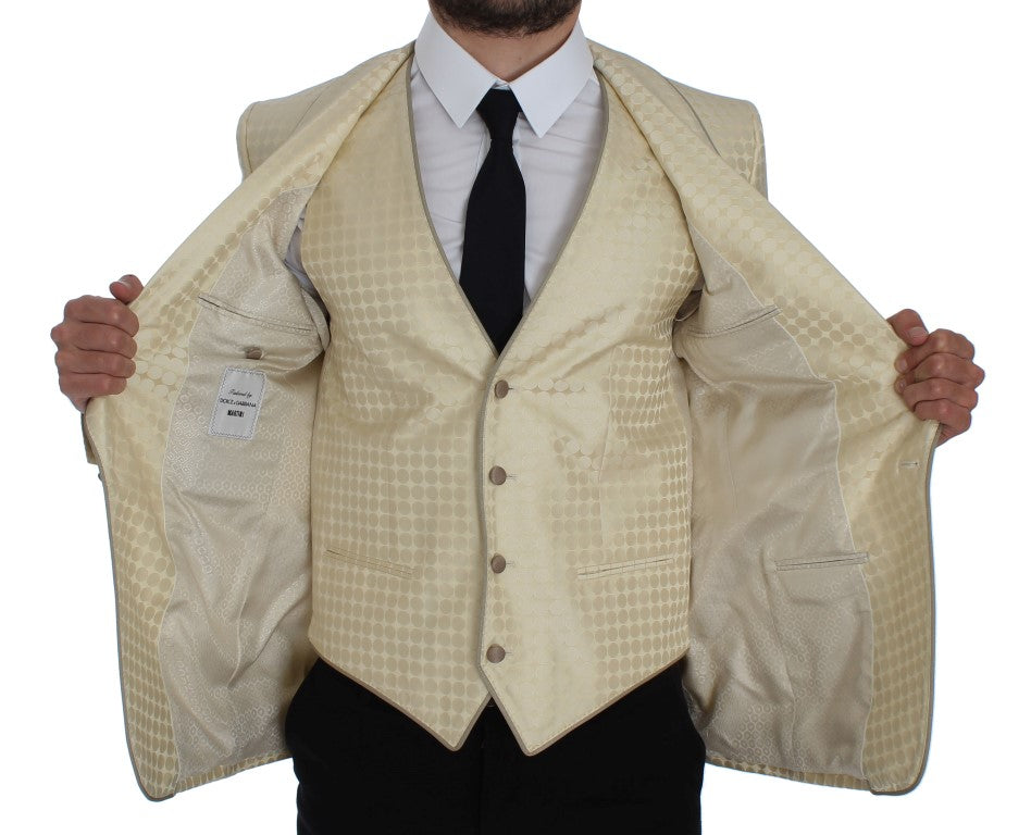 Slim fit single breasted two button blazer and 4 button vest