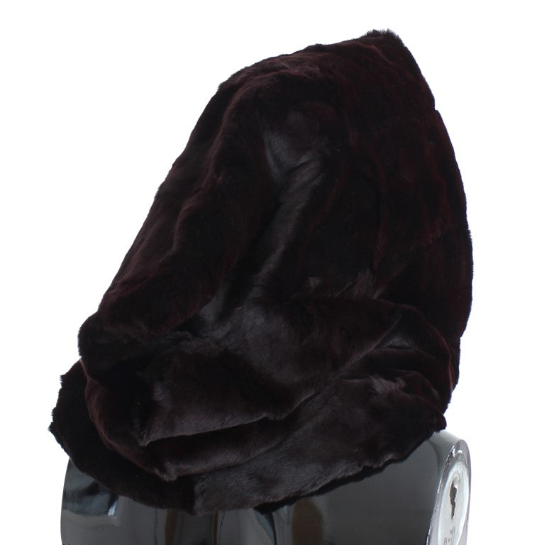 Dolce & Gabbana Weasel Fur Hooded Scarf