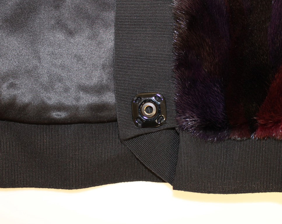 Dolce & Gabbana Purple Mink Scarf