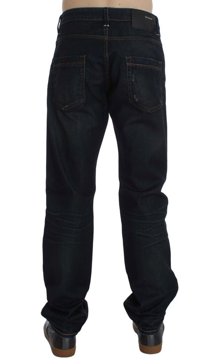  Acht Elegant Straight Fit Dark Blue Jeans for comfort and elegance 