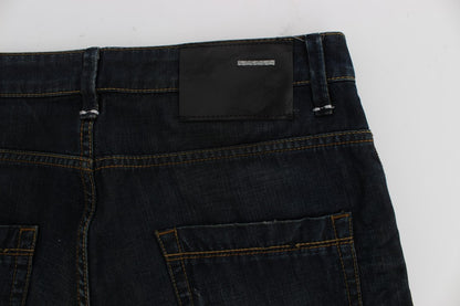  Acht Elegant Straight Fit Dark Blue Jeans - the epitome of style