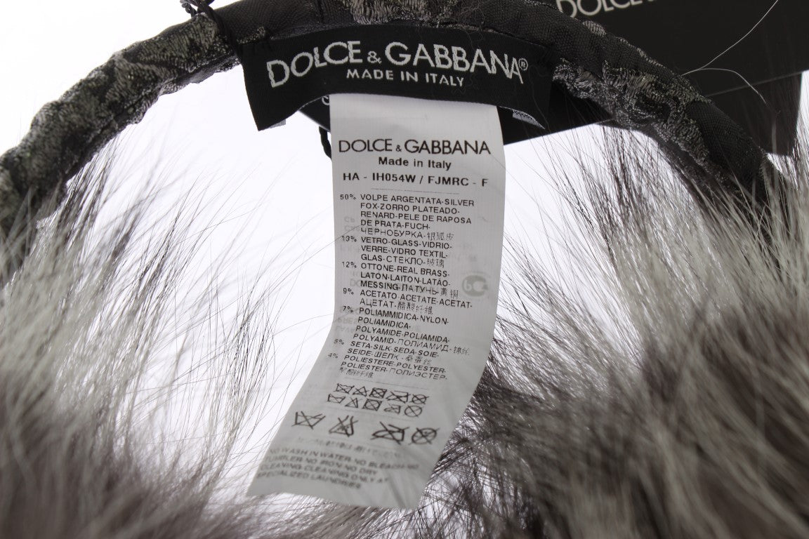 Elegant and sophisticated Dolce & Gabbana ear muffs made in Italy