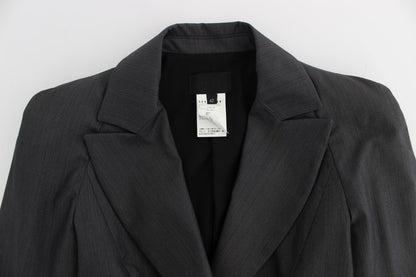 Exte pantsuit ensemble in gray, ideal for the fashion-savvy individual from Italy