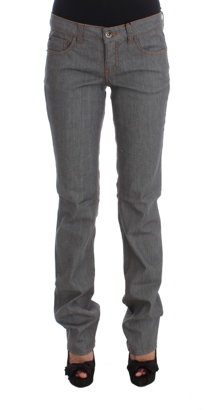 Chic and elegant Costume National gray regular fit jeans 
