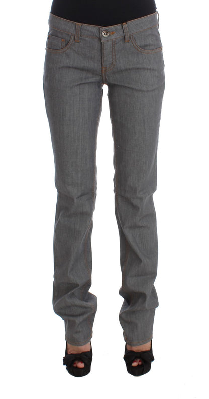 Chic and elegant Costume National gray regular fit jeans 