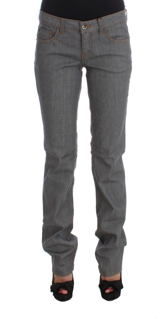 Chic and elegant Costume National gray regular fit jeans 