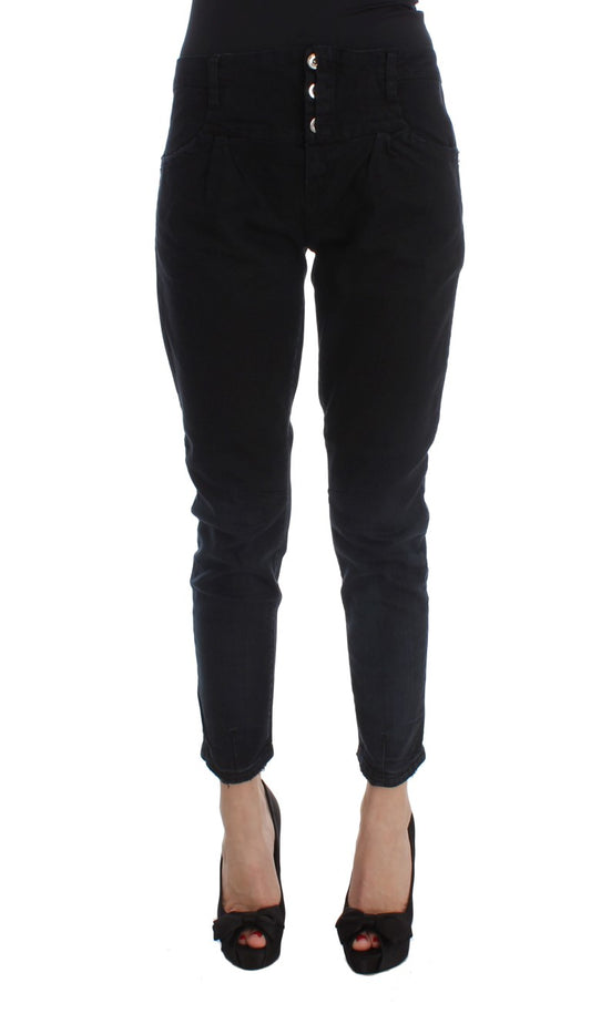 Sleek slim fit black denim jeans by Costume National
