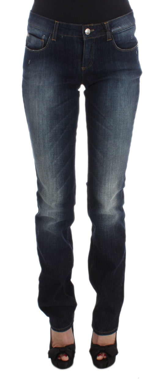 Chic and stylish Slim Fit Blue Designer Jeans by Costume National