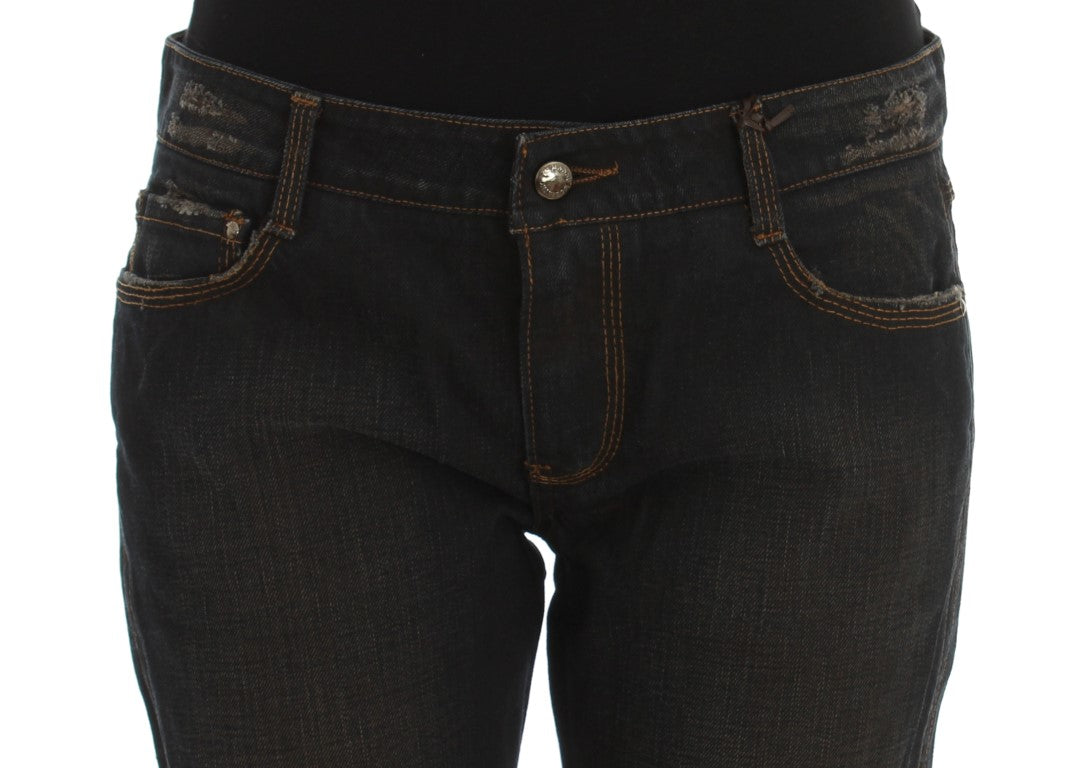 Ermanno Scervino Chic Boyfriend Cotton Jeans - Blue made in Italy