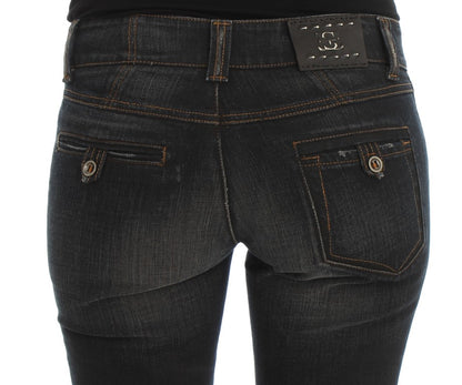 Versatile Blue Cotton Jeans for Authentic Italian Style