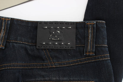 Authentic Italian Style Blue Jeans for Fashion Statement