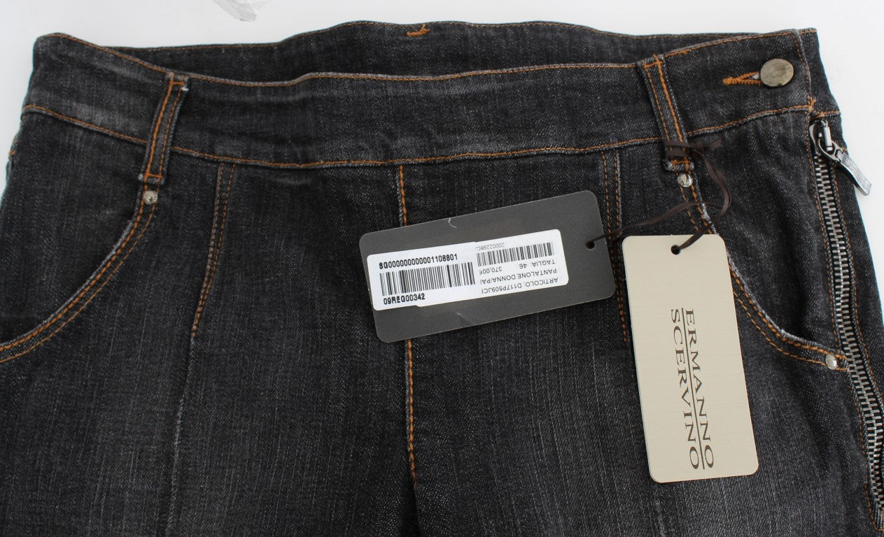 Slim-fit gray wash jeans by Ermanno Scervino for a stylish wardrobe addition