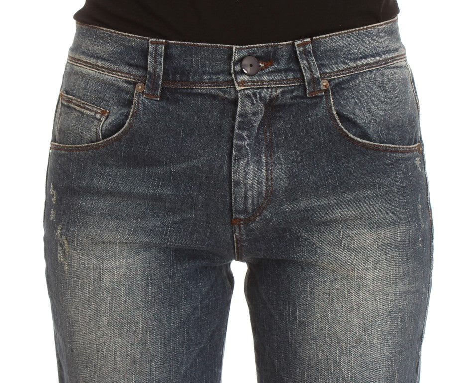 Vibrant blue wash perfect for versatile styling