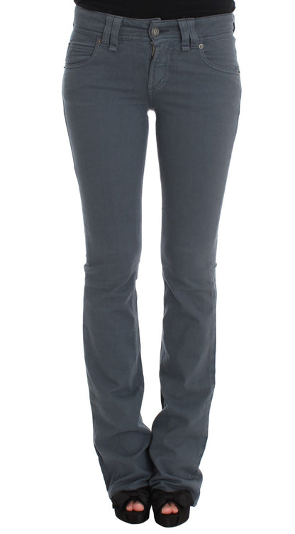 Exquisite blue Slim Fit Bootcut Jeans by John Galliano, perfect for any occasion