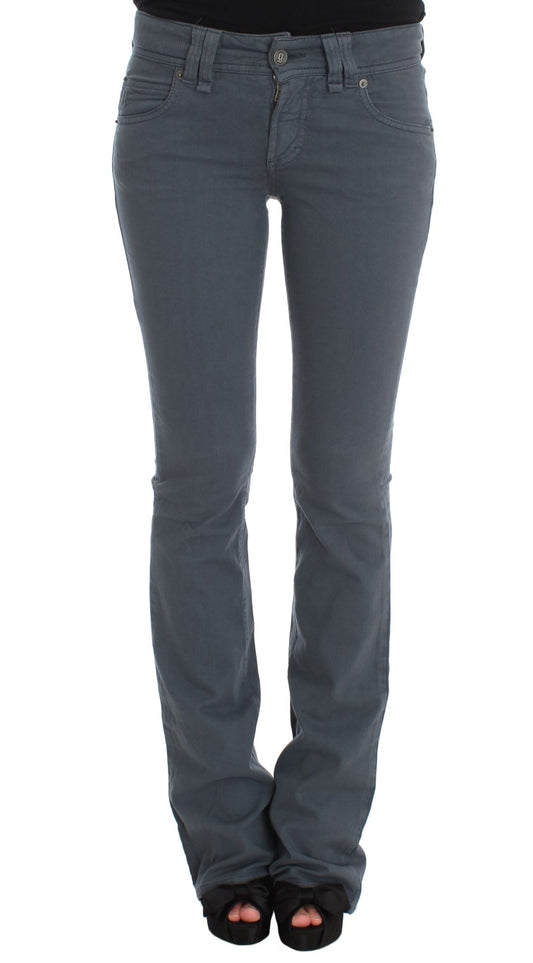 Exquisite blue Slim Fit Bootcut Jeans by John Galliano, perfect for any occasion