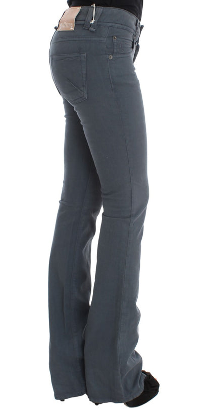 Sophisticated fashion statement in these Italian-crafted Slim Fit Bootcut Jeans