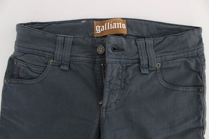 Blue Slim Fit Bootcut Jeans by John Galliano, a must-have for the sophisticated fashionista