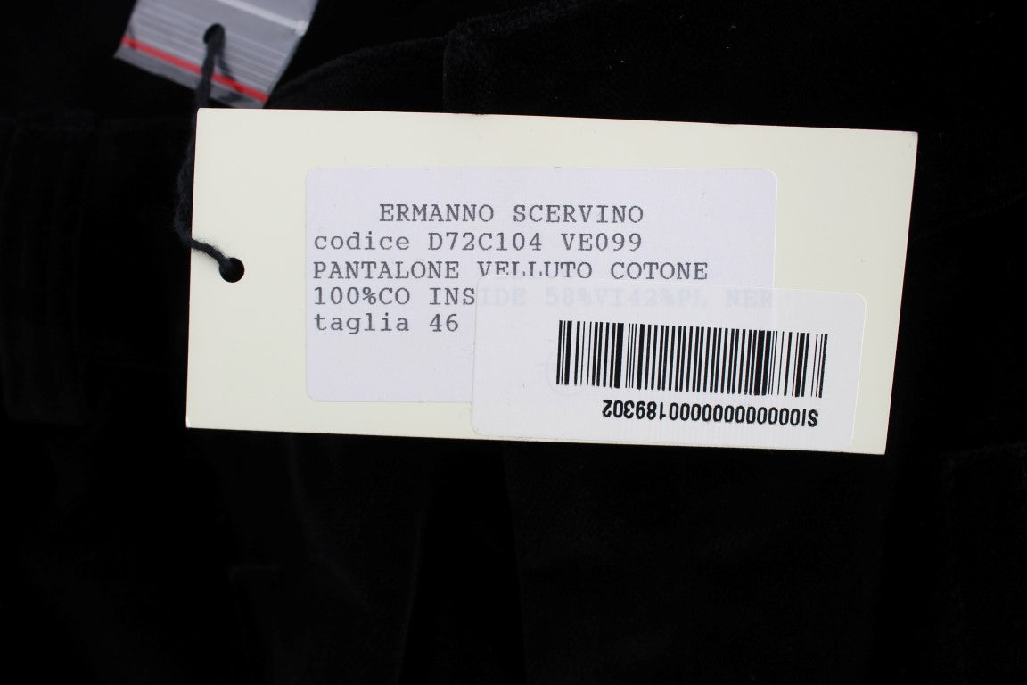 Ermanno Scervino Chic Black Straight Fit Cotton Jeans, stylish and versatile