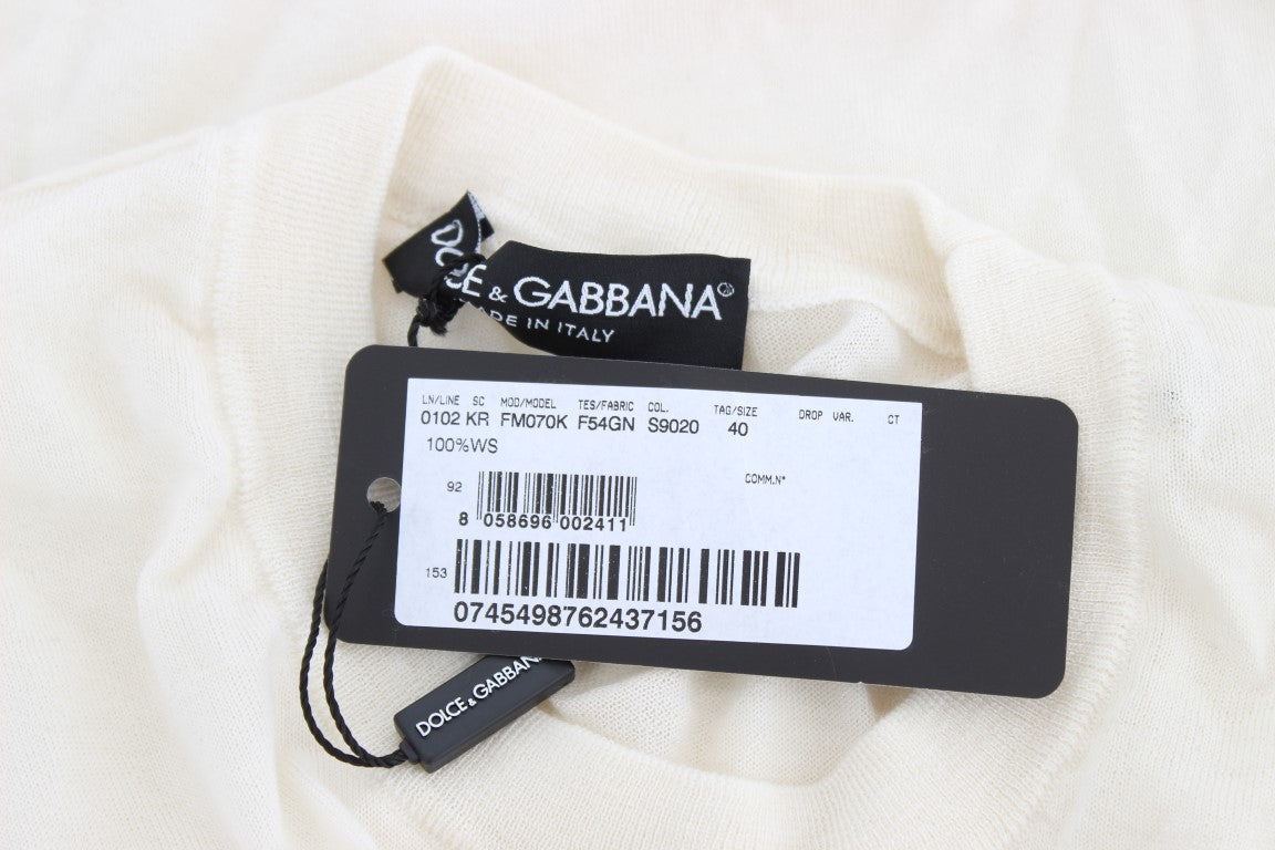 Indulge in luxury with this Dolce & Gabbana cashmere sweater