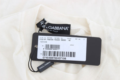 Indulge in luxury with this Dolce & Gabbana cashmere sweater