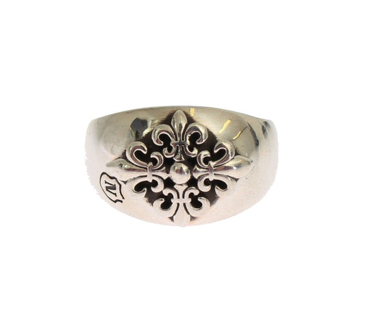 Exquisite 925 Sterling Silver Nialaya Statement Ring for Men