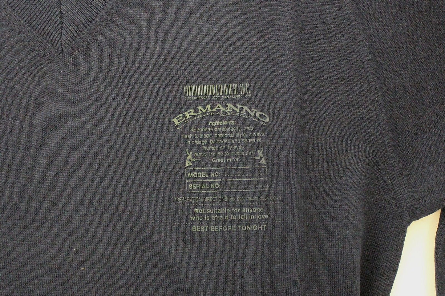 Ermanno Scervino Elegant Blue V-Neck Wool Blend Pullover for Women