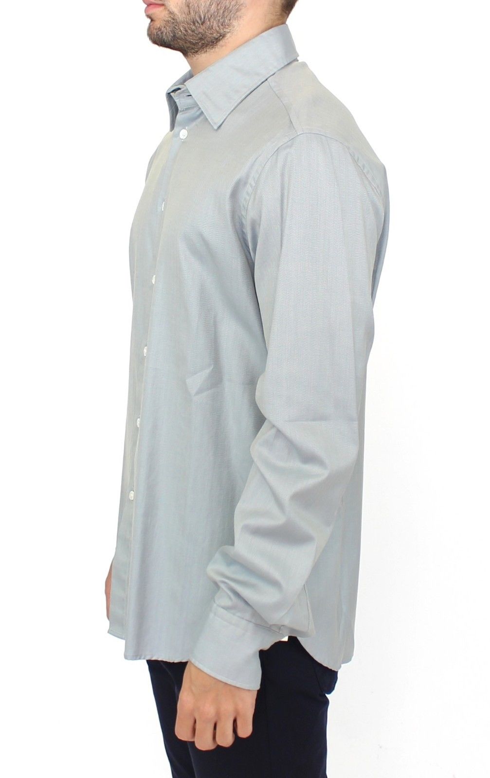  Front view of 100% Authentic new with tags gray shirt 