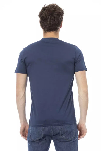 Baldinini Trend Blue Cotton Men's T-Shirt