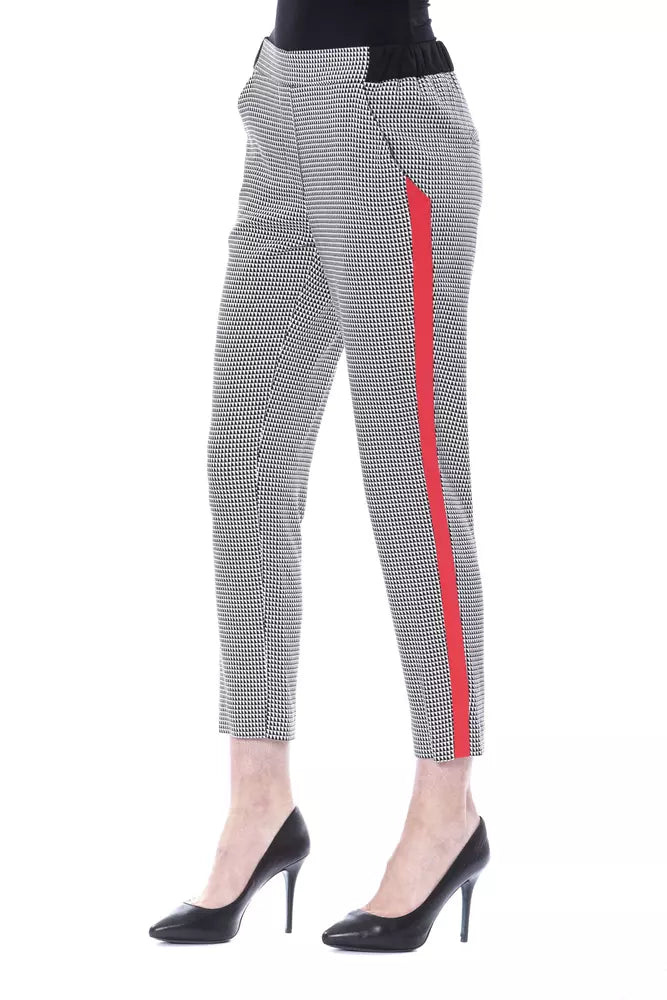 Comfortable and flattering black viscose blend women trousers 
