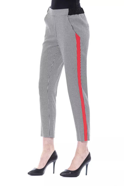  Comfortable and flattering black viscose blend women trousers 