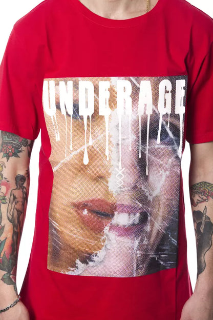 High-end Italian Nicolo Tonetto T-shirt with trendy printed design