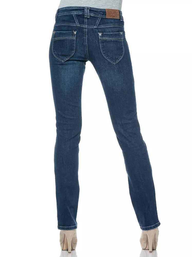Ungaro Fever Blue Cotton Women's Jeans