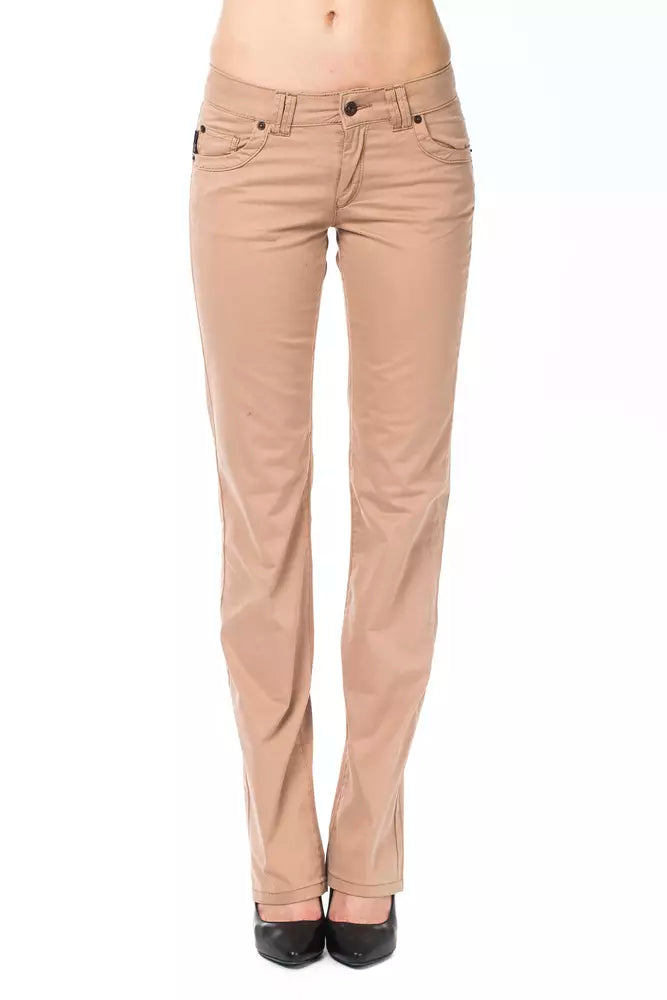 Ungaro Fever Beige Cotton Women Jeans