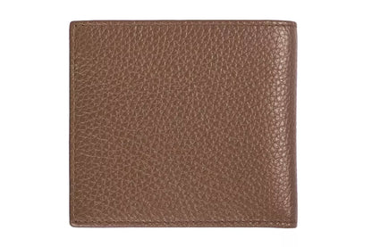 Premium embossed leather Trussardi men’s wallet in brown