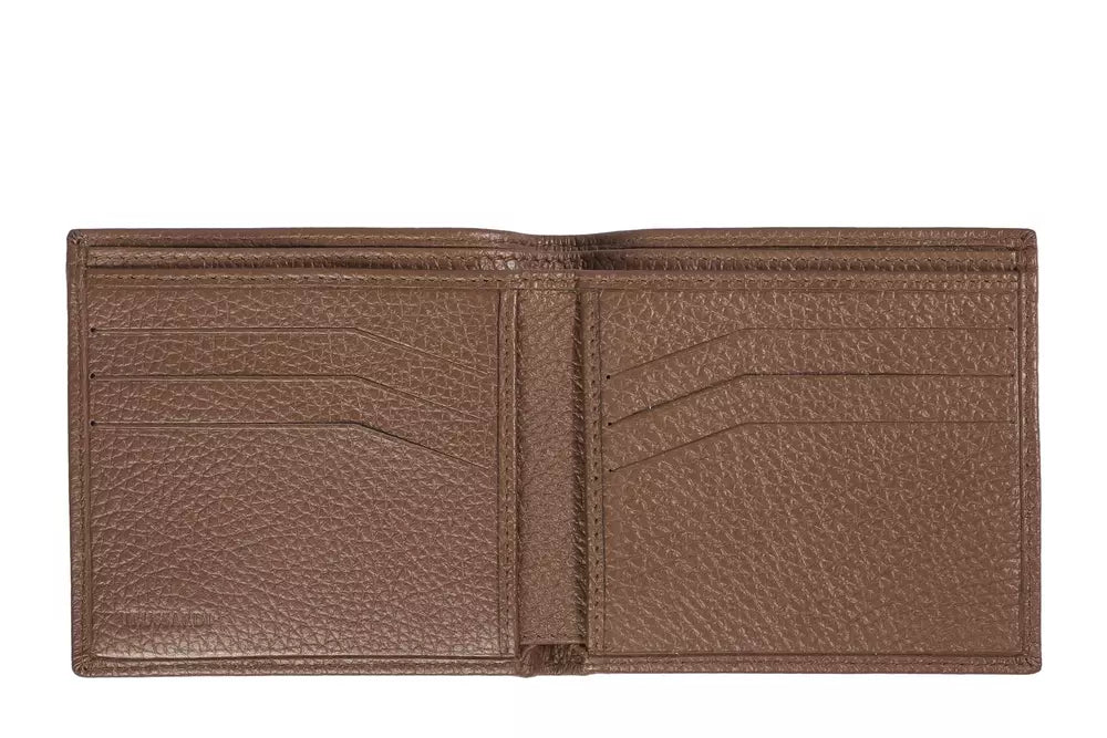 Compact and practical Trussardi men’s wallet with organized spaces