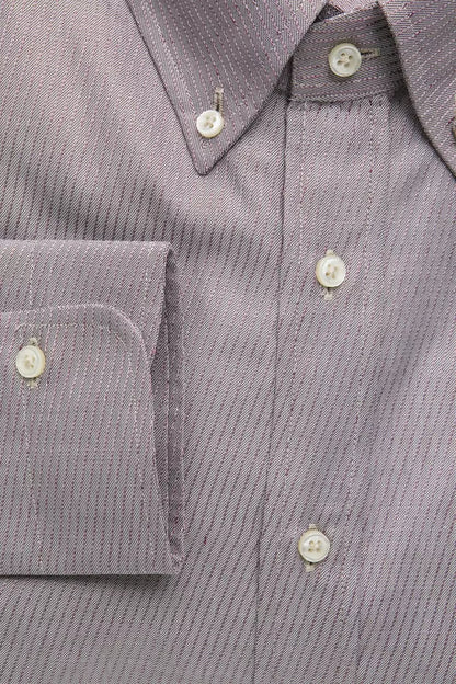  High-quality cotton men's button-down shirt from Robert Friedman