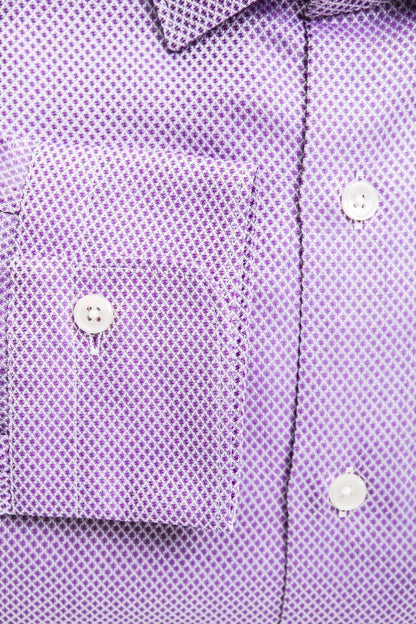  Robert Friedman Multicolor Cotton Men Shirt with sleek silhouette, medium slim collar, and 100% premium cotton material The vibrant multicolor design adds a bold and modern touch to any ensemble