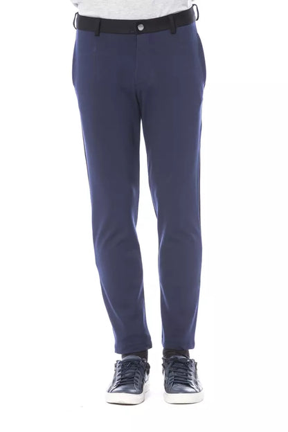 Verri Blue Viscose Men Pant - Comfortable and stylish fashion for men
