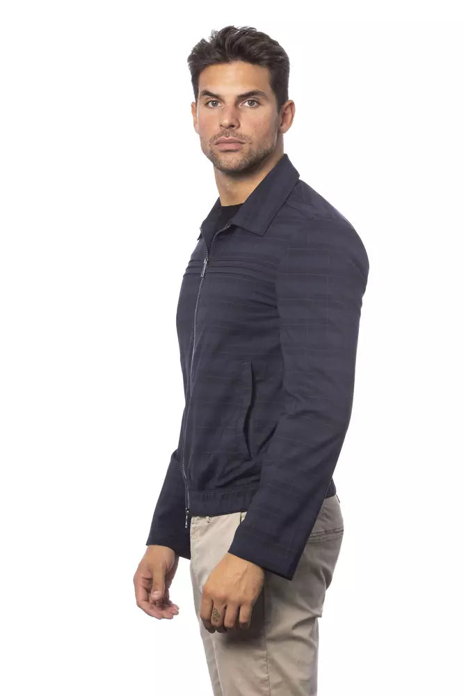 Close up of the luxurious wool fabric of the Verri Bomber Jacket