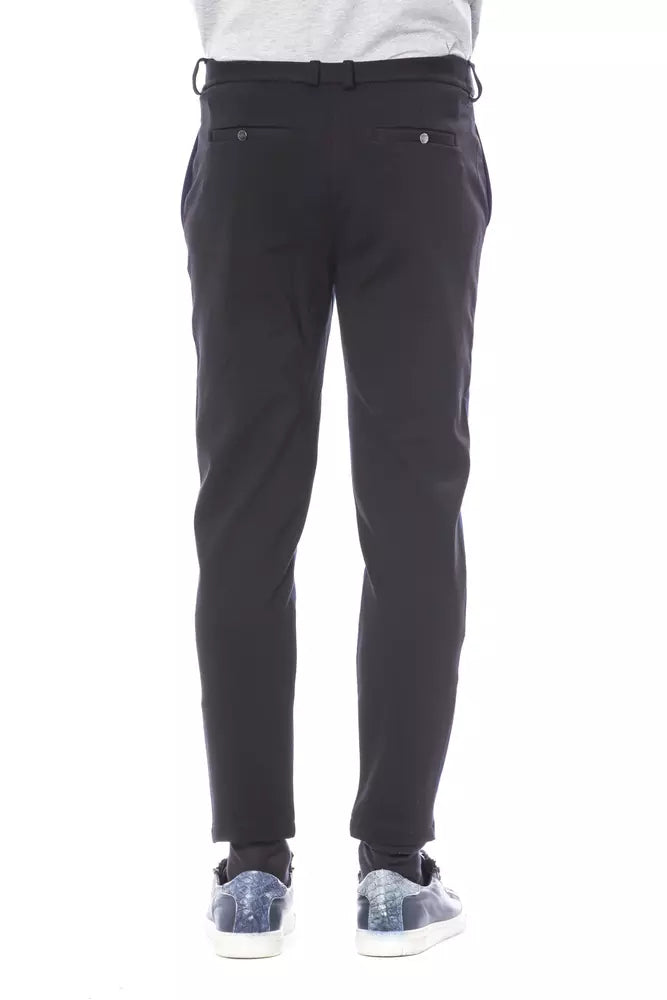 Verri Blue Viscose Men Pant - Comfortable and stylish trousers for men