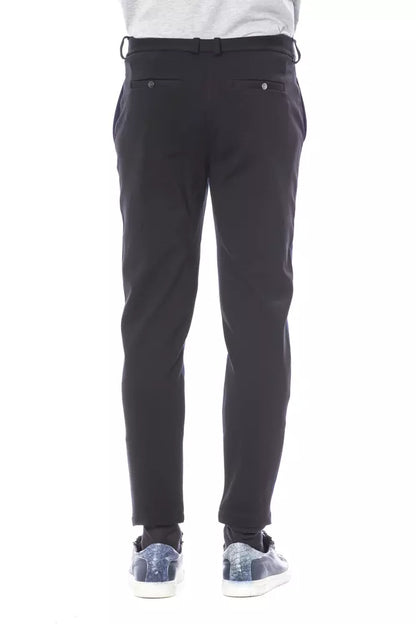 Verri Blue Viscose Men Pant - Comfortable and stylish trousers for men