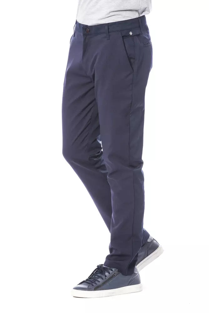 Luxurious blend of 80% Polyester and 20% Ramie trousers from Verri