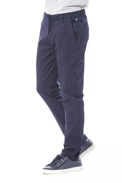 Luxurious blend of 80% Polyester and 20% Ramie trousers from Verri