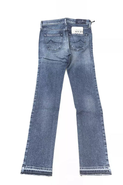 Premium cotton and elastane blend Jacob Cohen slim jeans for women