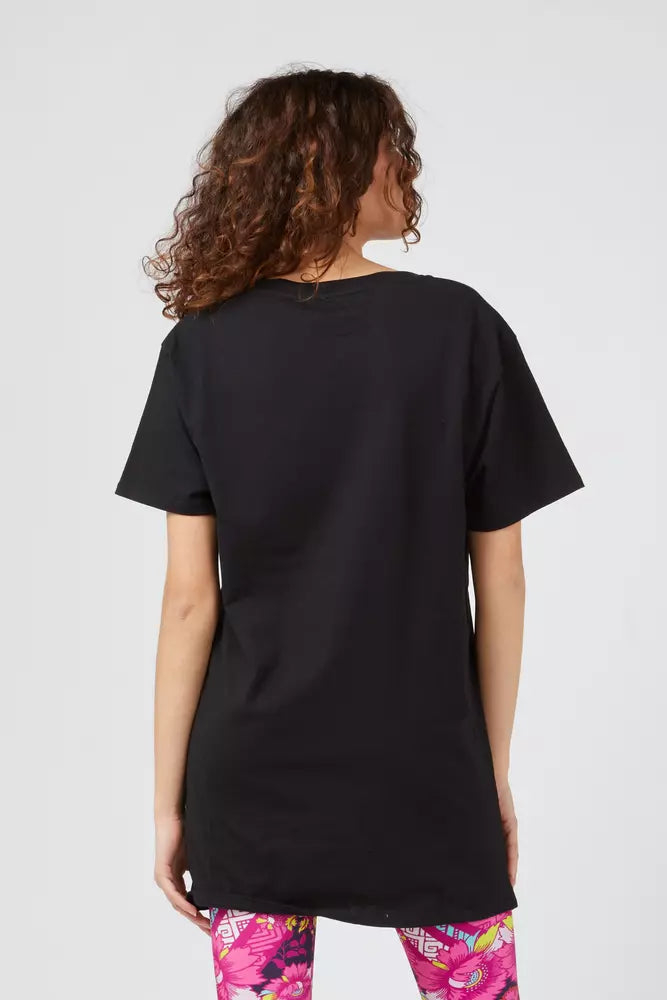 Comfortable and bold Custo Barcelona Black Cotton Women T-Shirt