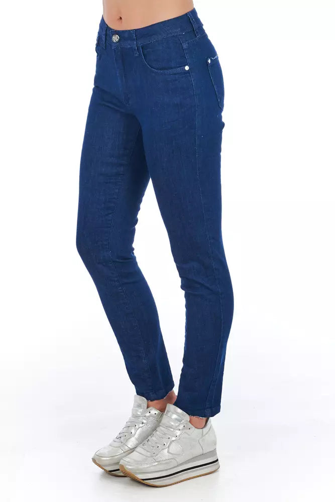 Frankie Morello Skinny Jean made with 98% cotton and 2% elastane