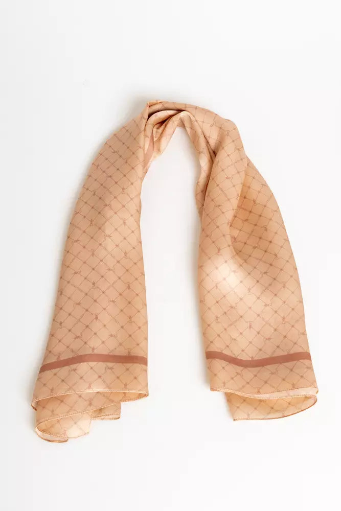 Italian-crafted multicolor silk scarf with 88 X 88 cm size