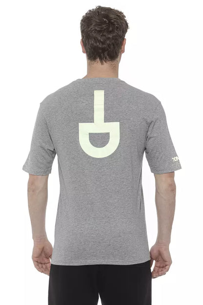 Tond Gray Cotton Men T-Shirt with unique photoluminescent prints