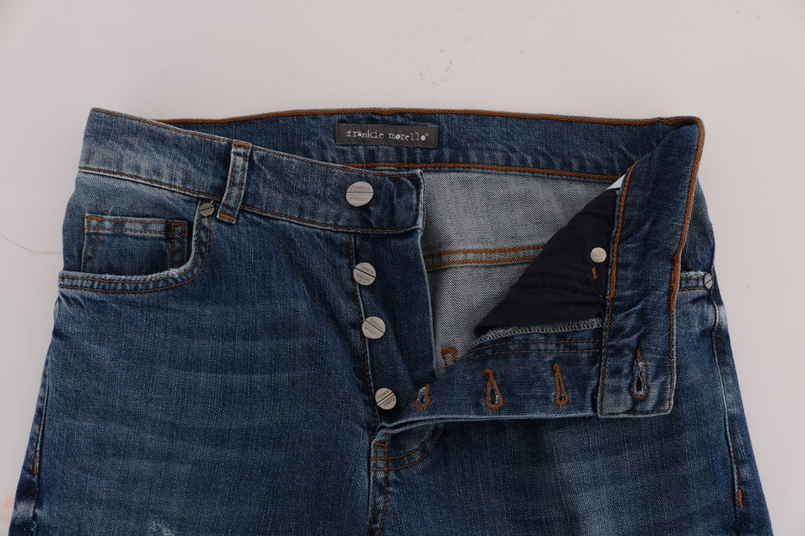 Versatile, luxury denim perfect for upscale evening wear or casual daytime attire