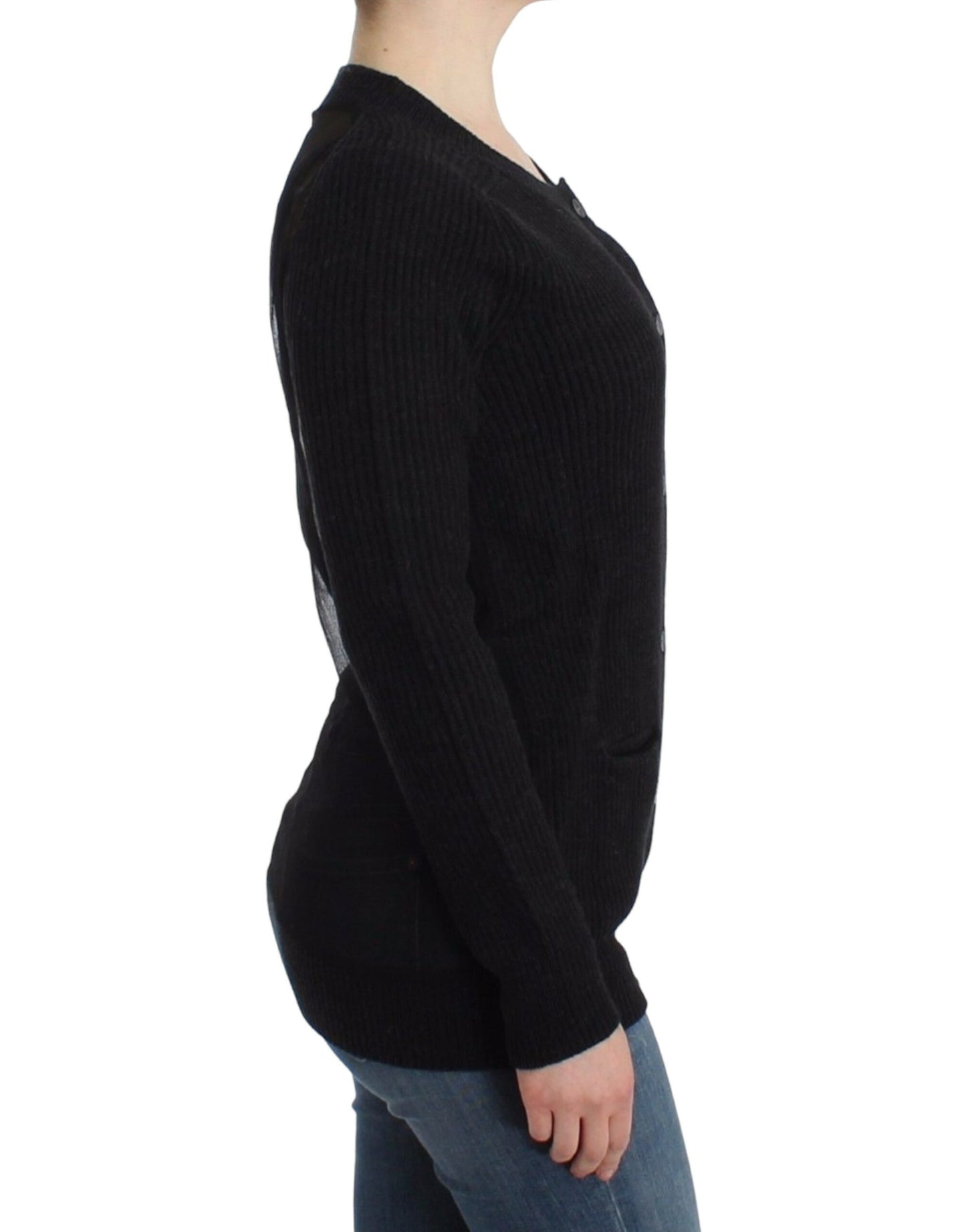 John Galliano cardigan with front buttons and iconic logo, brand new with tags